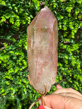 Load image into Gallery viewer, Natural Pink Lemurian Quartz on Custom Stand