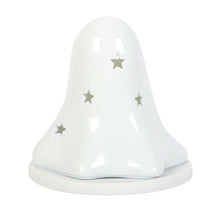 Load image into Gallery viewer, Ceramic Ghost Tea Light and Incense Cone Holder