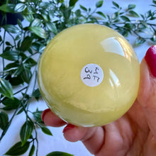Load image into Gallery viewer, Mango Fluorite Sphere 6cm