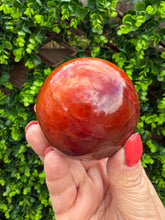 Load image into Gallery viewer, Carnelian Sphere 6.2cm from Madagascar