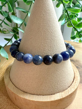 Load image into Gallery viewer, Sodalite 7/8mm Beaded Stretch Bracelet