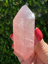 Load image into Gallery viewer, Rose Quartz Double Terminated Point from Madagascar