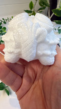 Load image into Gallery viewer, White Sparkley Jade Marble Dragon Turtle