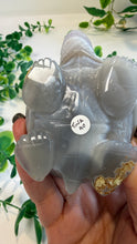 Load image into Gallery viewer, Agate Tortoise with Amethyst