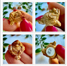Load image into Gallery viewer, Alashan Agate Money Frog Carving