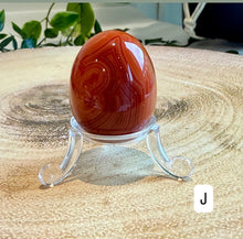 Load image into Gallery viewer, Carnelian Egg with Acrylic Stand