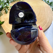 Load image into Gallery viewer, Sodalite Skull Carving