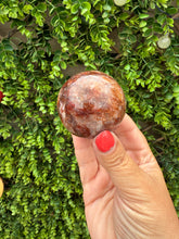 Load image into Gallery viewer, Fire Quartz Sphere from Madagascar with stand. Approx 5.5cm