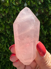 Load image into Gallery viewer, Rose Quartz Double Terminated Point from Madagascar