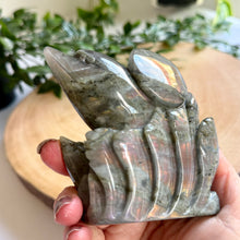Load image into Gallery viewer, Labradorite Dolphins Carving