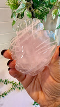 Load image into Gallery viewer, Rose Quartz Rose Carving on Custom Stand|Home Decor