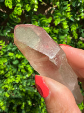 Load image into Gallery viewer, Natural Pink Lemurian Quartz on Custom Stand