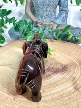 Load image into Gallery viewer, Red Tigers Eye Elephant Carving