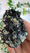 Load image into Gallery viewer, Black Tourmaline with Fluorite Specimen from Erongo