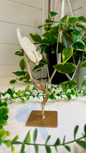 Load image into Gallery viewer, Clear Quartz Rose Carving on Custom Stand|Home Decor
