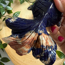 Load image into Gallery viewer, Sodalite Hand Carved Fish