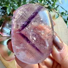 Load image into Gallery viewer, Phantom Amethyst Palm Stones from Brazil