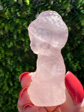 Load image into Gallery viewer, Rose Quartz Buddha Carving