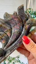 Load image into Gallery viewer, Labradorite Nine Tailed Fox Carving