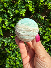 Load image into Gallery viewer, Blue Aragonite Sphere 5.6cm