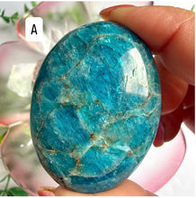 Load image into Gallery viewer, Blue Apatite Palm Stones