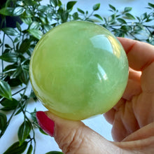 Load image into Gallery viewer, Mango Fluorite Sphere 6cm