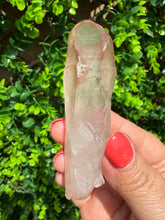 Load image into Gallery viewer, Natural Pink Lemurian Quartz on Custom Stand