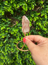 Load image into Gallery viewer, Natural Pink Lemurian Quartz on Custom Stand