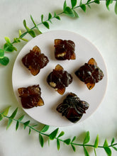 Load image into Gallery viewer, Genuine Sumatra Amber Bee Carvings from Indonesia