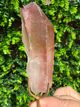 Load image into Gallery viewer, Natural Pink Lemurian Quartz on Custom Stand