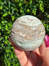 Load image into Gallery viewer, Blue Aragonite Sphere 6cm