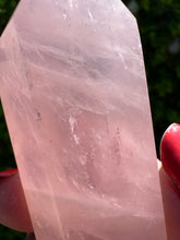 Load image into Gallery viewer, Rose Quartz Double Terminated Point from Madagascar
