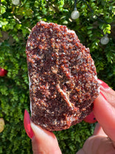 Load image into Gallery viewer, Spessartine Garnet on Feldspar Specimen