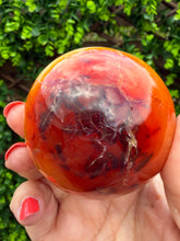 Load image into Gallery viewer, Carnelian Sphere 6.5cm from Madagascar