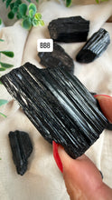 Load image into Gallery viewer, Natural Black Tourmaline Chunks|Schorl