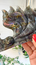 Load image into Gallery viewer, Labradorite Nine Tailed Fox Carving