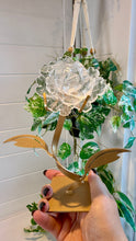 Load image into Gallery viewer, Clear Quartz Rose Carving on Custom Stand|Home Decor