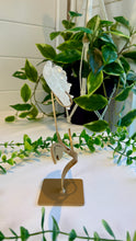 Load image into Gallery viewer, Clear Quartz Rose Carving on Custom Stand|Home Decor