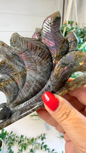 Load image into Gallery viewer, Labradorite Nine Tailed Fox Carving