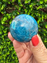Load image into Gallery viewer, Blue Apatite Sphere 5.4cm