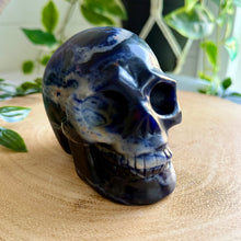 Load image into Gallery viewer, Sodalite Skull Carving
