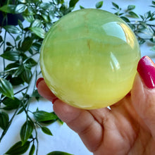 Load image into Gallery viewer, Mango Fluorite Sphere 6cm