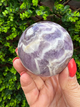 Load image into Gallery viewer, Chevron Amethyst Sphere|Dream Amethyst