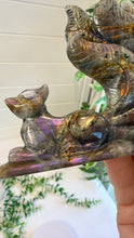 Load image into Gallery viewer, Labradorite Nine Tailed Fox Carving