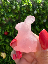 Load image into Gallery viewer, Rose Quartz Rabbit Carving