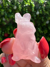 Load image into Gallery viewer, Rose Quartz Rabbit Carving