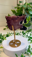 Load image into Gallery viewer, Mookaite Jasper Wolf Head with custom stand|Hand Carved