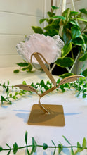 Load image into Gallery viewer, Rose Quartz Rose Carving on Custom Stand|Home Decor