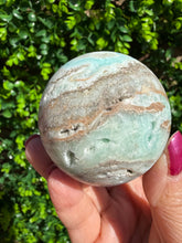 Load image into Gallery viewer, Blue Aragonite Sphere 6cm