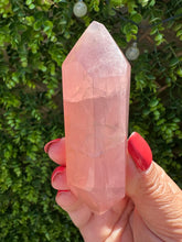 Load image into Gallery viewer, Rose Quartz Double Terminated Point from Madagascar